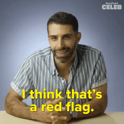Red Flag GIF by BuzzFeed