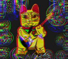 Cat Gold GIF by Xinanimodelacra