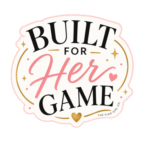 Flag Football Sticker by The Flag Girl Co