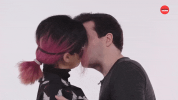 Couple Kiss GIF by BuzzFeed