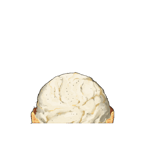 Icecream Vanilla Sticker by Demetres