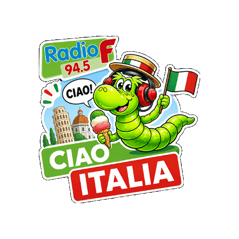 Italia Ciao Sticker by Funkhaus Nürnberg