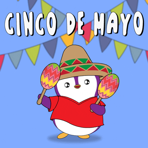 Happy Cinco Spanish GIF by Pudgy Penguins