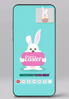 Easter Bunny GIF by Consolto Video Chat