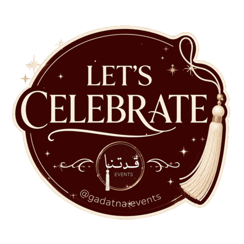 Graduation Grad Sticker by Gadatna Events