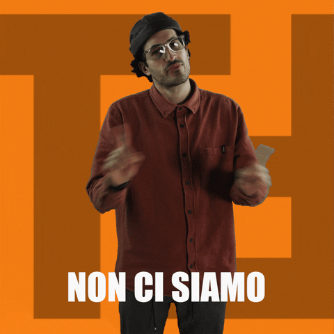Italian No GIF by TheFactory.video