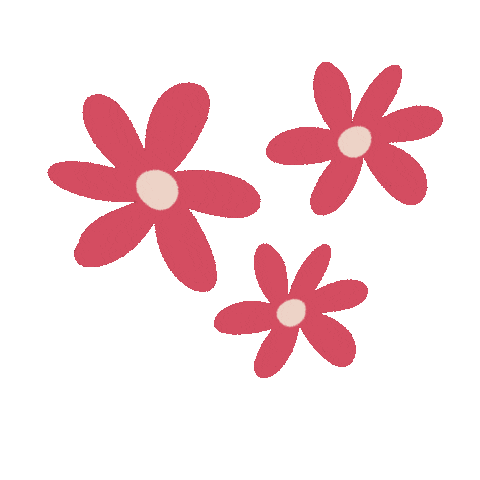Pink Flowers Sticker for iOS & Android | GIPHY