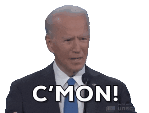 Come On Biden Sticker by GIPHY News for iOS & Android | GIPHY