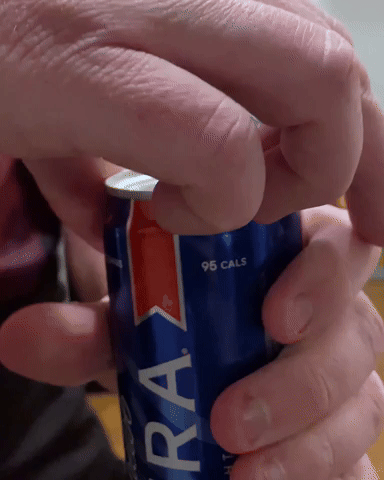 @N8i.Run opening a Michelob Ultra!