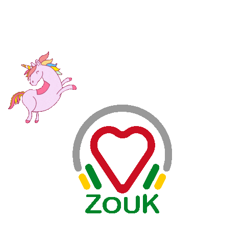 Unicorn Pony Sticker by I Heart Zouk Radio