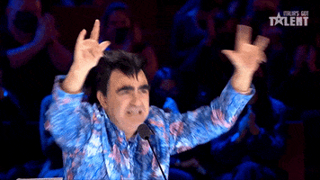 Rock On Reaction GIF by Italia's Got Talent