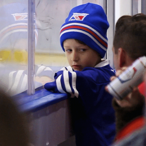 Rolls Eyes Sour Face GIF by Kitchener Rangers Hockey Club
