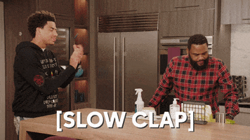 Anthony Anderson Slow Clap GIF by ABC Network