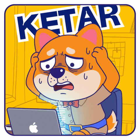 Nervous Dog GIF by KOL.ID