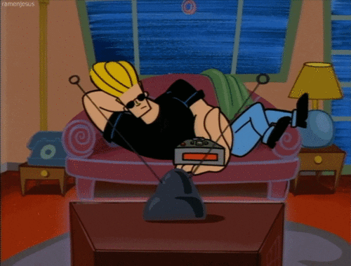 Johnny Bravo Working From Home GIF - Find & Share on GIPHY