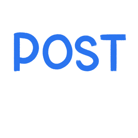 Post Lettering Sticker