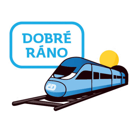 Train Vlak Sticker by České dráhy