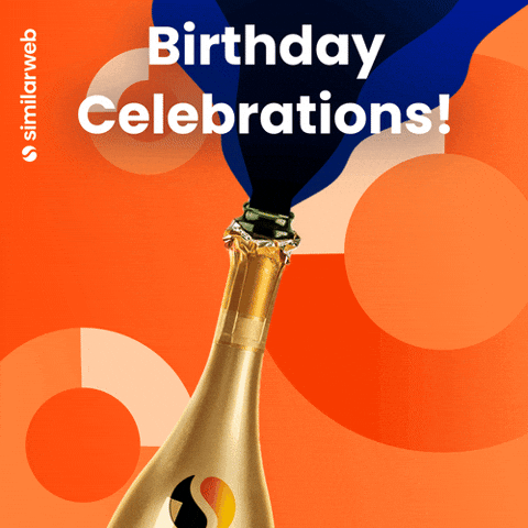 Happy Birthday Marketing GIF by Similarweb