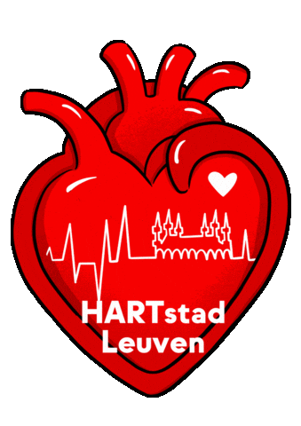 Hart Aed Sticker by stad Leuven