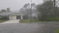 Strong Wind and Rain Batter Florida's East Coast