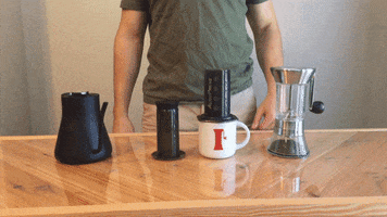 benputano coffee specialty coffee aeropress handground GIF