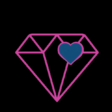 Melheniglesias heart corazon diamond diamante GIF