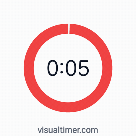 5 Seconds Timer GIF by VisualTimer
