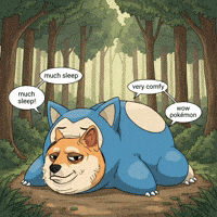 Shiba Inu Sleeping GIF by Doge Pound