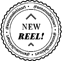 Sticker by anna mollekin art