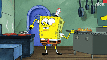 Nickelodeon Cooking GIF by SpongeBob SquarePants