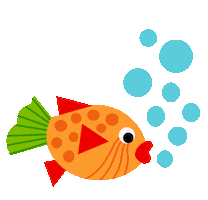 Sea Fish Sticker by safraninthejungle