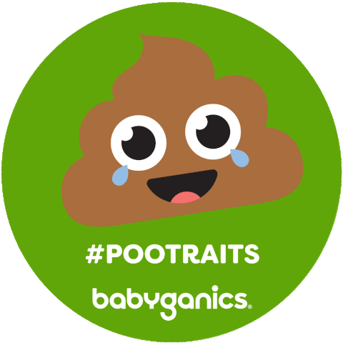 Poop Sticker by Babyganics