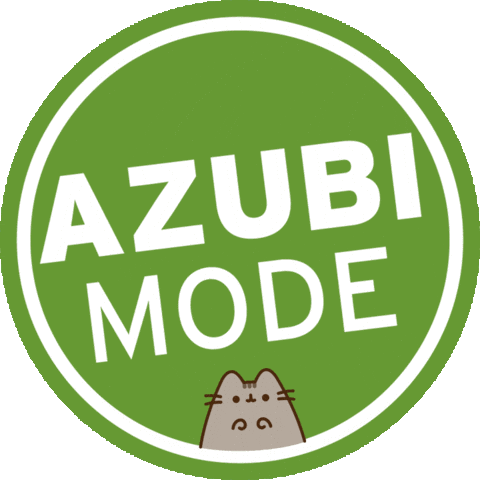Button Azubi Sticker by WASGAU