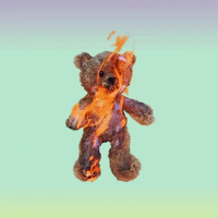 terrorising teddy bear GIF by Terror Jr