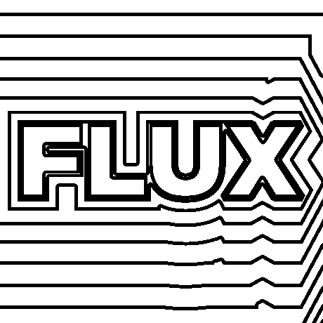 Geometry Flowing Sticker by jurgisDID FLUX