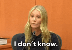 I Dont Know Gwyneth Paltrow GIF by GIPHY News