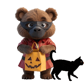 Trick Or Treat Halloween Sticker