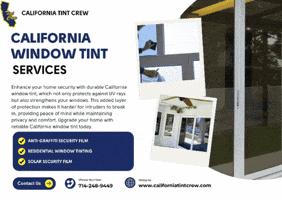 California Window Tint GIF