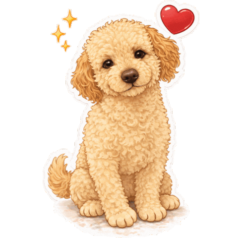 Dog Love Sticker