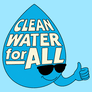 Clean water for all water droplet GIF