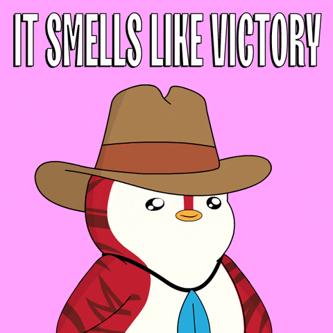 We Did It Win GIF by Pudgy Penguins