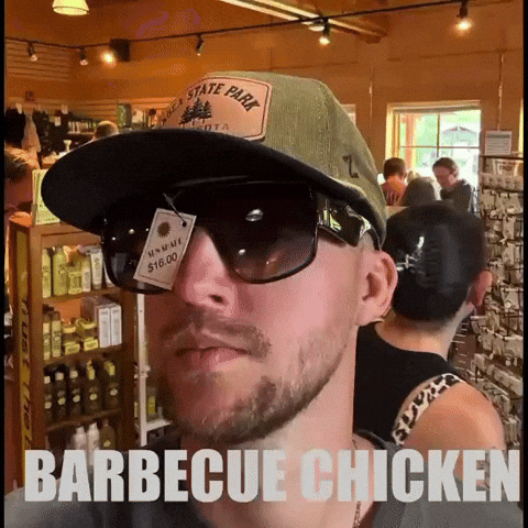 Barbecue Chicken Sunglasses GIF