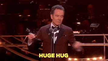olivier awards hug GIF by Official London Theatre