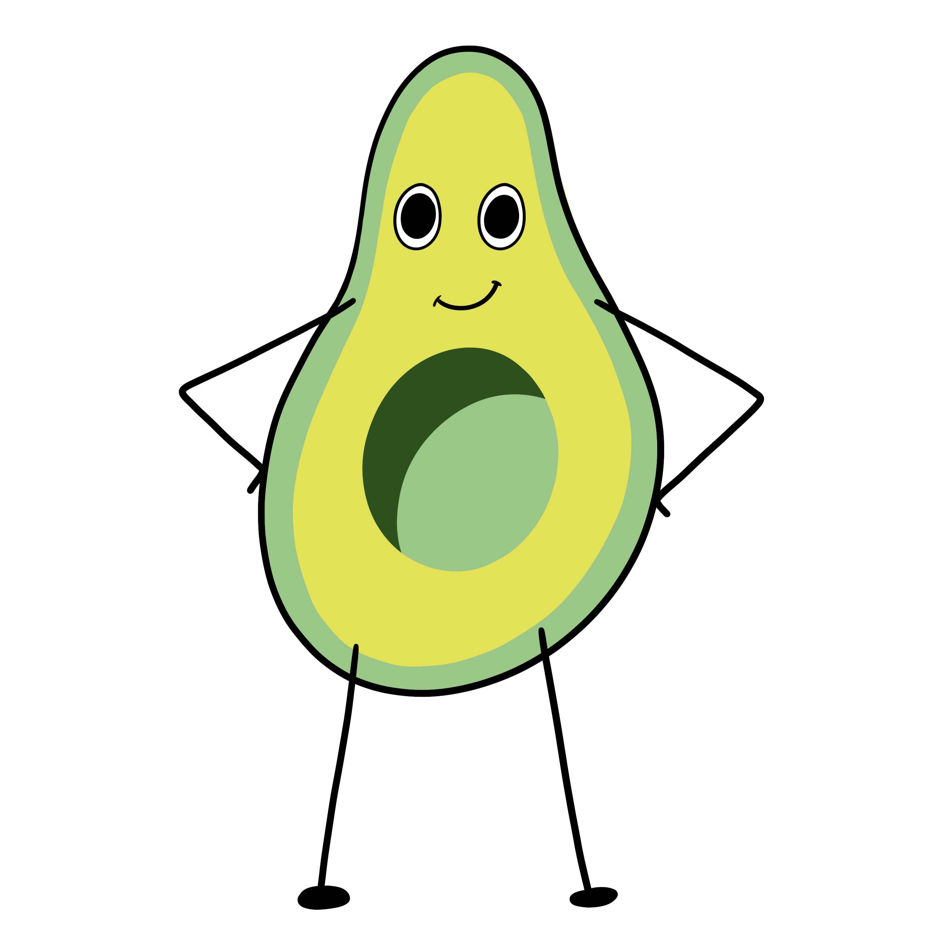 Gif Artist Avocado Sticker by Sierra DeVuyst for iOS & Android GIPHY