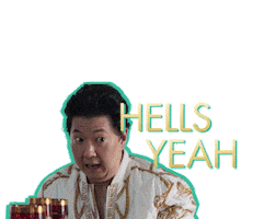 Ken Jeong Hells Yeah Sticker by Crazy Rich Asians