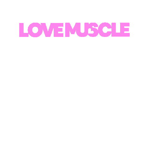 Sticker by Love Muscle Protein Water NZ