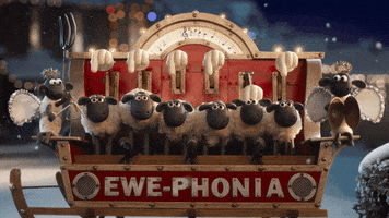 Shaun The Sheep Christmas GIF by Aardman Animations