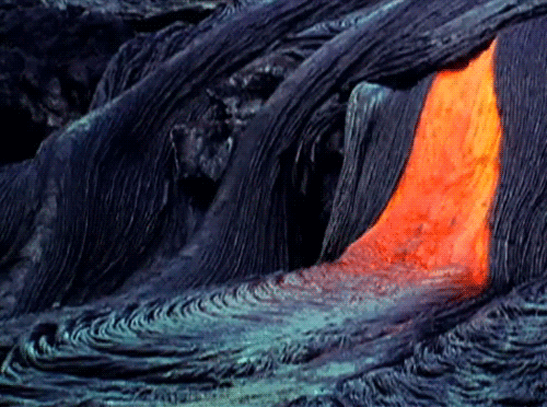 Resultado de imagem para lava flow gif