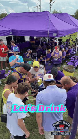Drinking Beer Lets Drink GIF by Tailgating Challenge