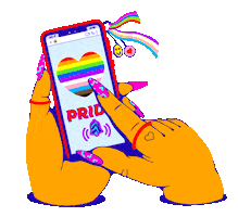 Illustration Rainbow Sticker by Playbook